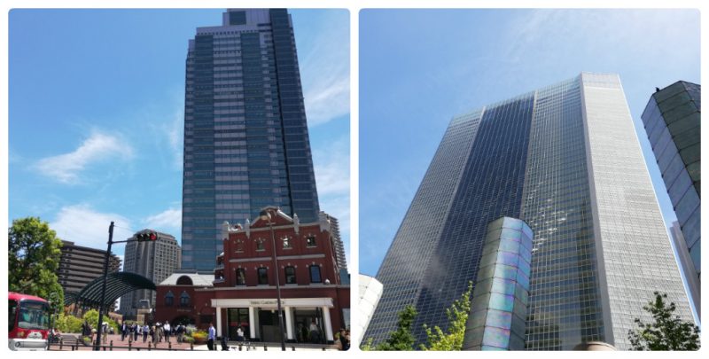 左：恵比寿ガーデンタワー　右：カレッタ汐留